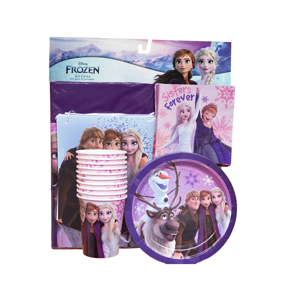Kit Línea Fiesta Frozen II Anna, Elsa, Kristoff y Olaf img #4