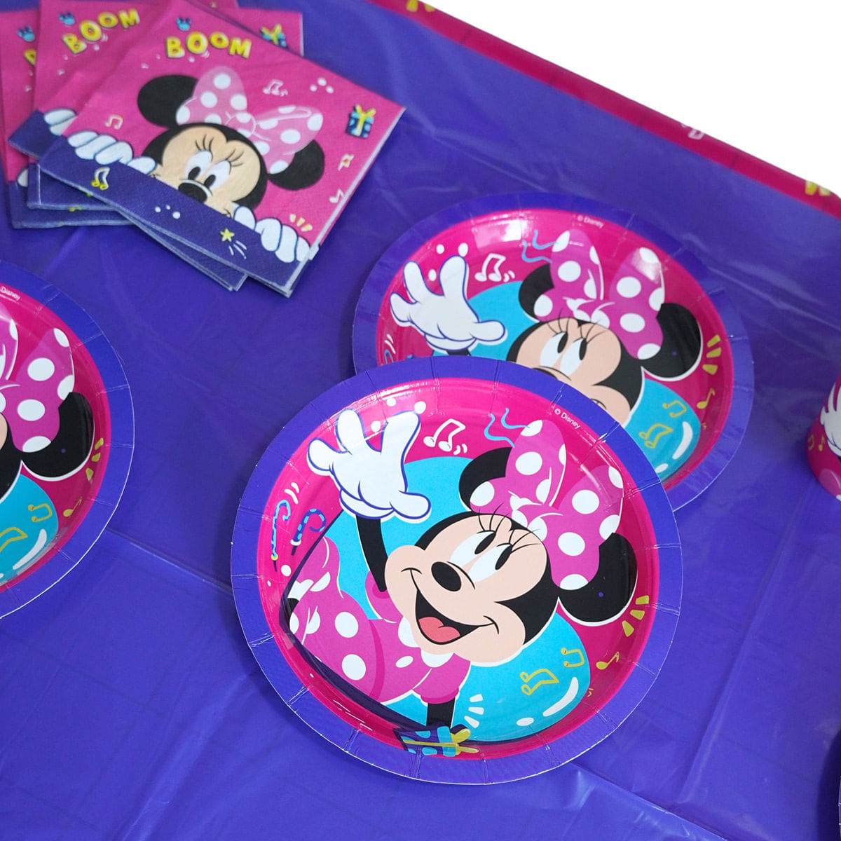 Plato para Fiesta Minnie Mouse Happy x 10 img #5
