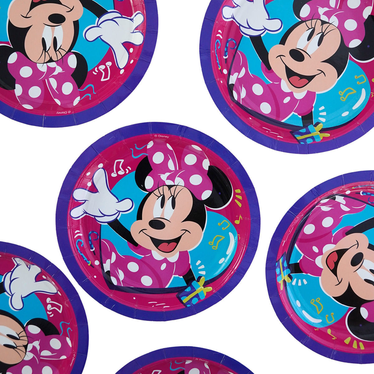 Plato para Fiesta Minnie Mouse Happy x 10 img #2