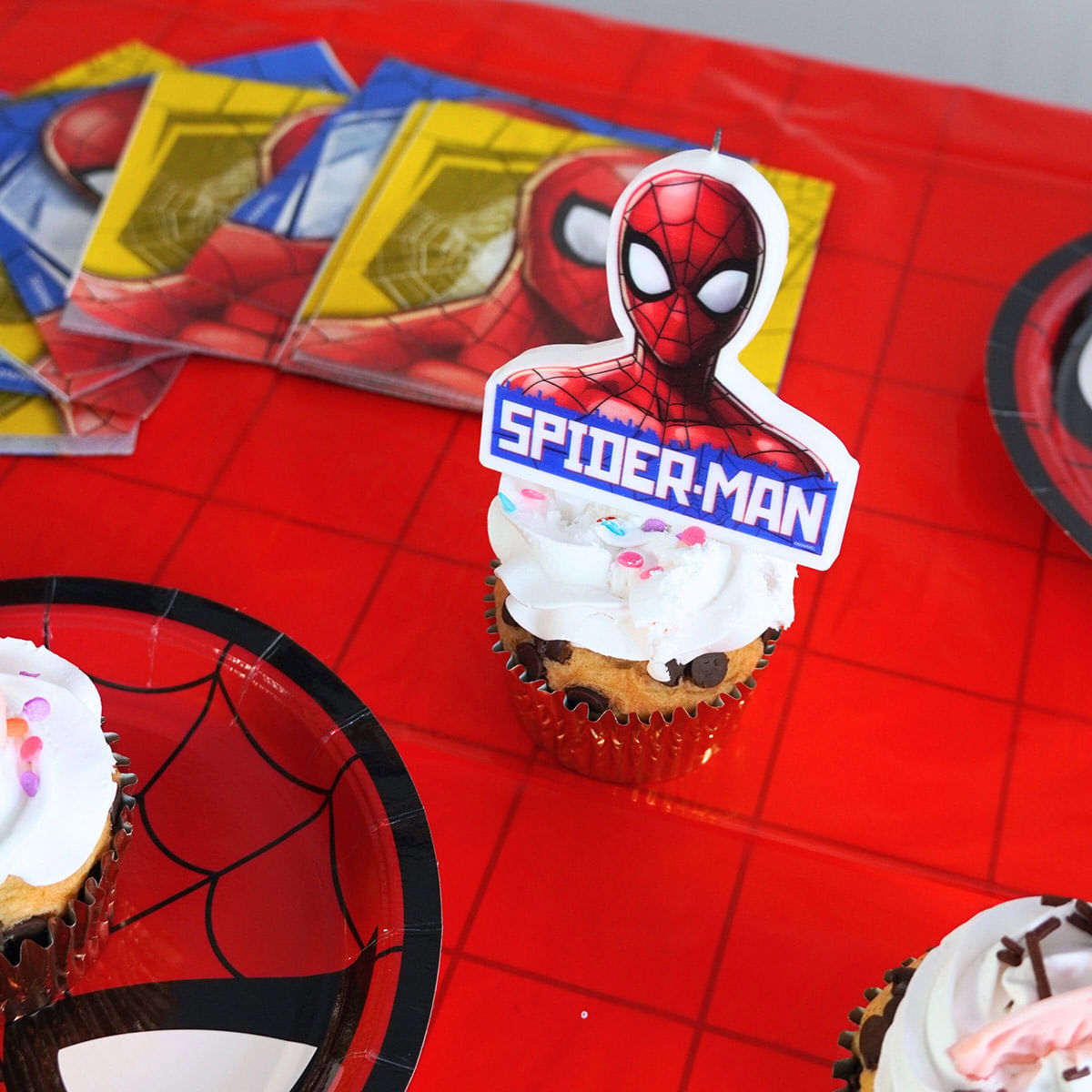 Vela de Cumpleaños Spiderman in Front img #3