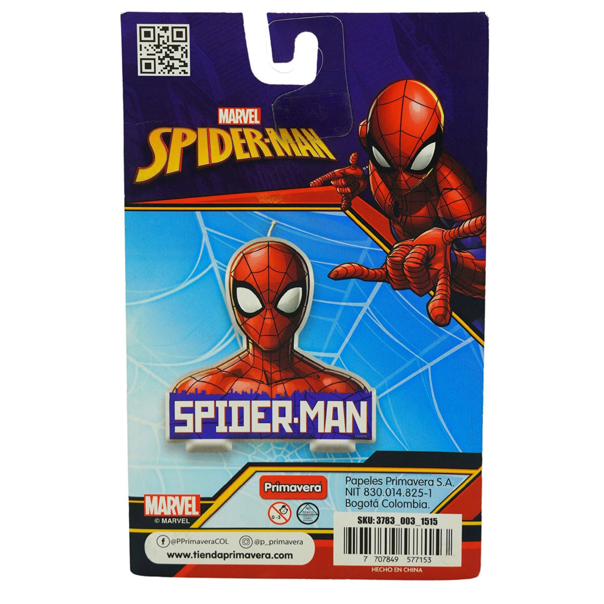 Vela de Cumpleaños Spiderman in Front img #5