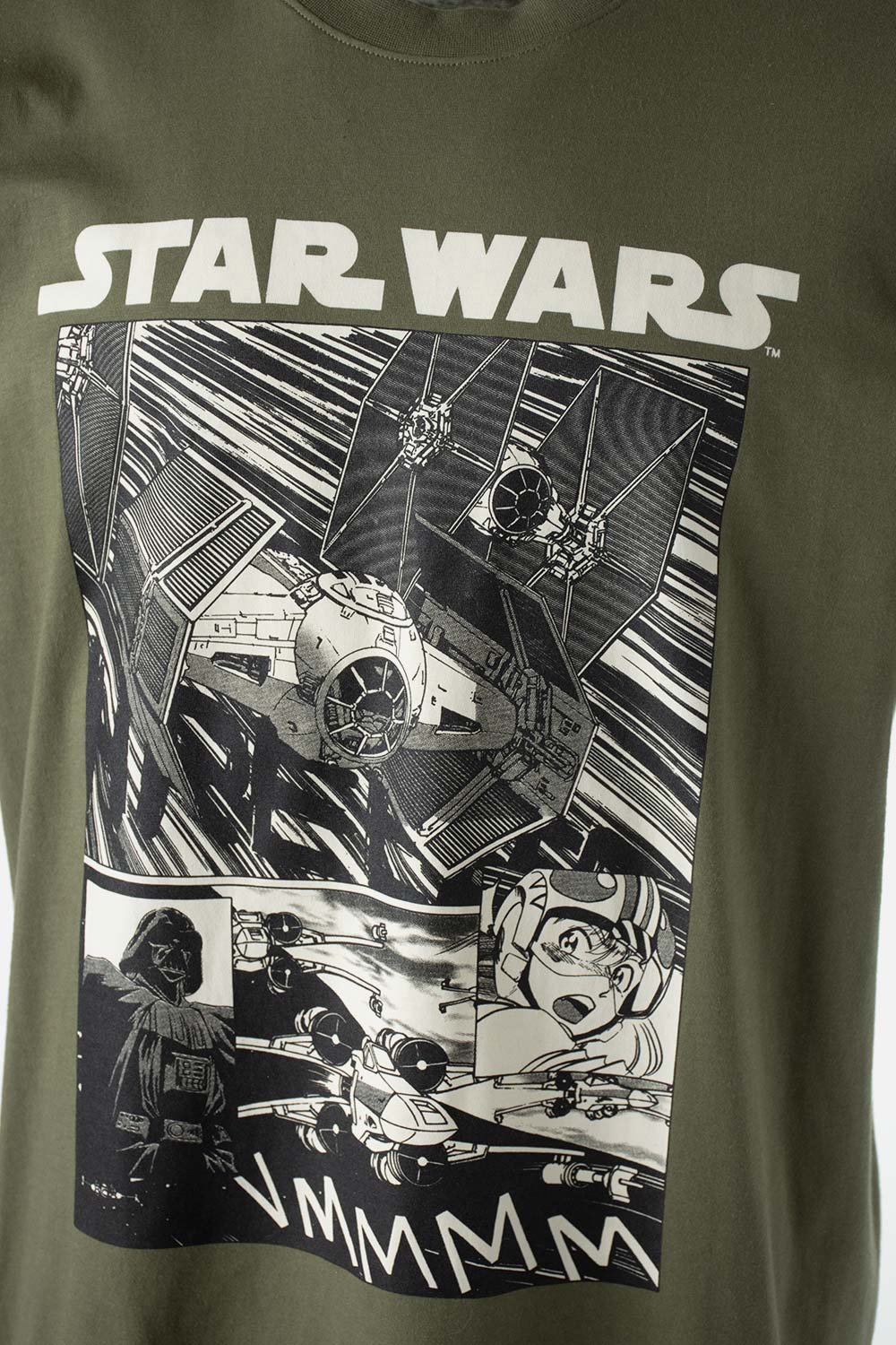 Camiseta Star Wars 'Tío Verde' Para Hombre - Manga Corta, Algodón, Estampado Original De Star Wars