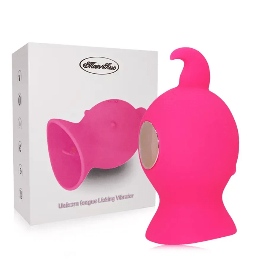 Vibrador unicorn tongu fucsia img #1