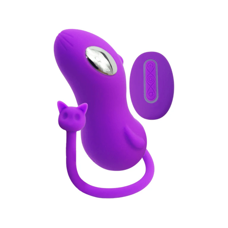 Huevo vibrador miki electric morado shock img #1