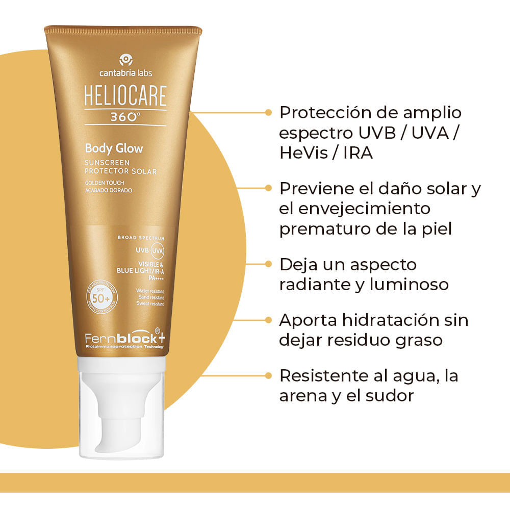 Heliocare 360 Body Glow SPF50+ - Cantabria Labs img #2
