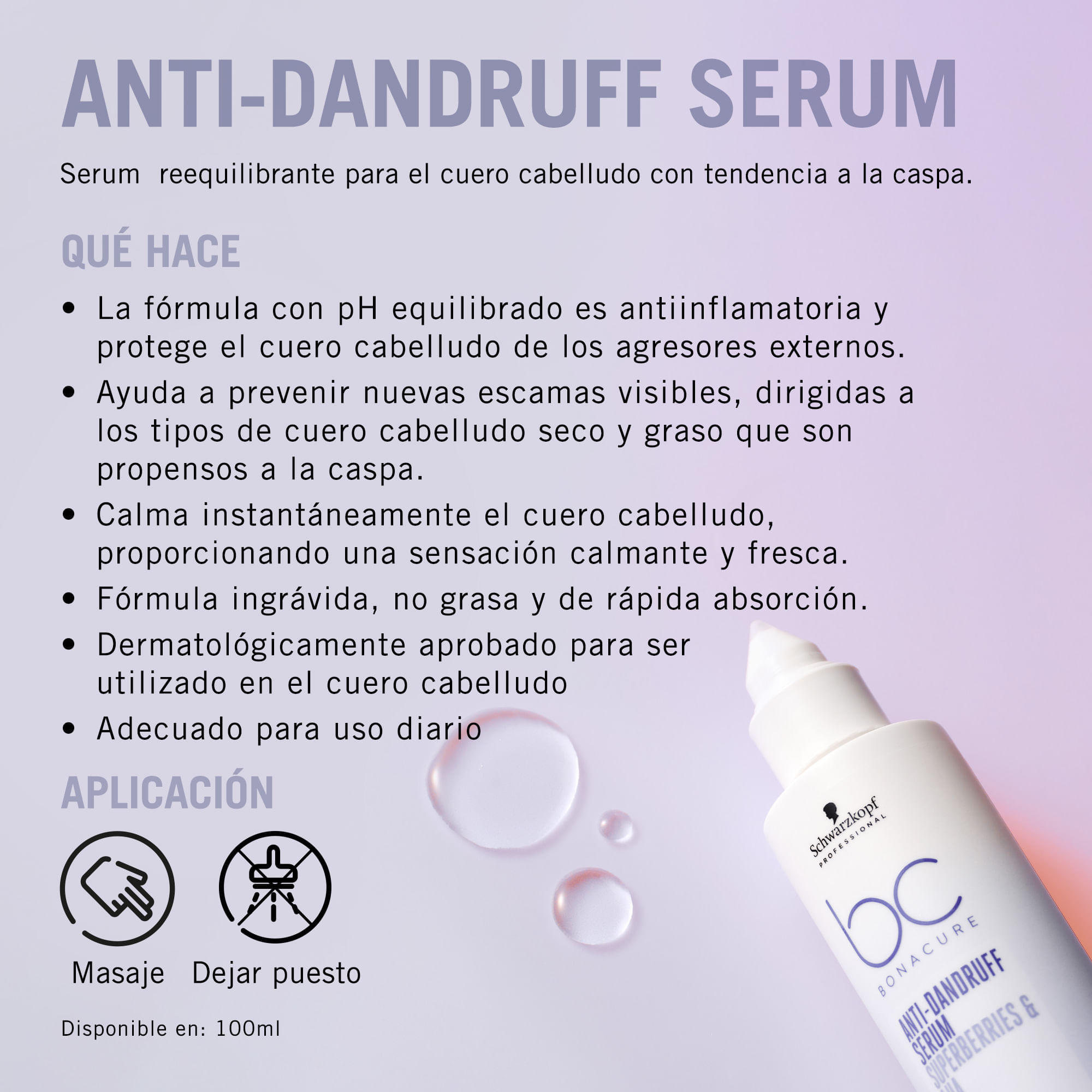 Scalp Care Serum Anticaspa - Bonacure img #3
