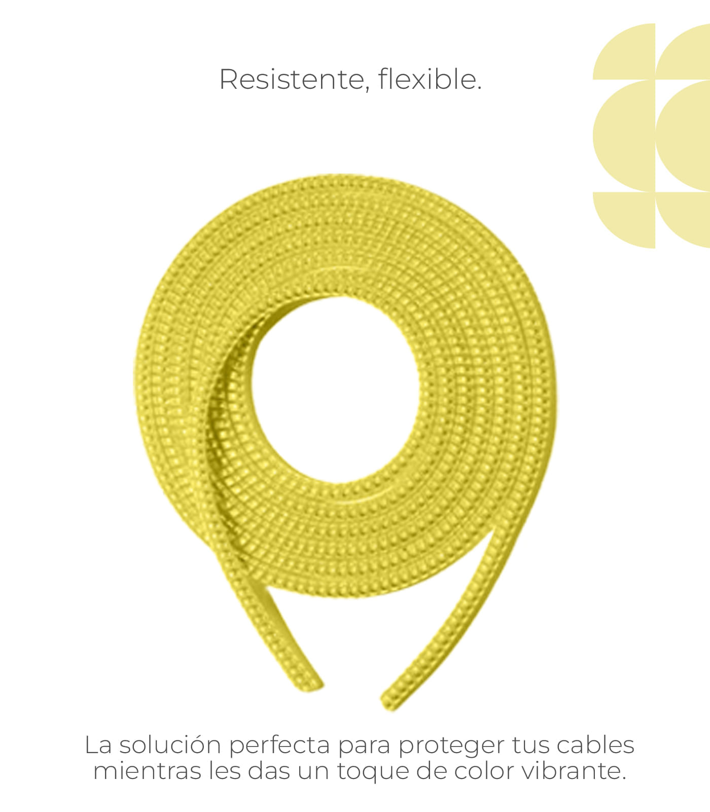 Cubre Cable Color Amarillo img #1