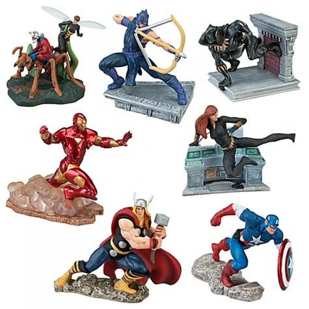 Set De 7 Figuras De Pvc Marvel Avengers Exito