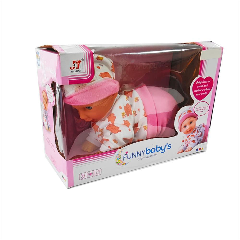 Muneco Bebe Ninas Mi Baby Infantil Gatea Sonido Ba Exito