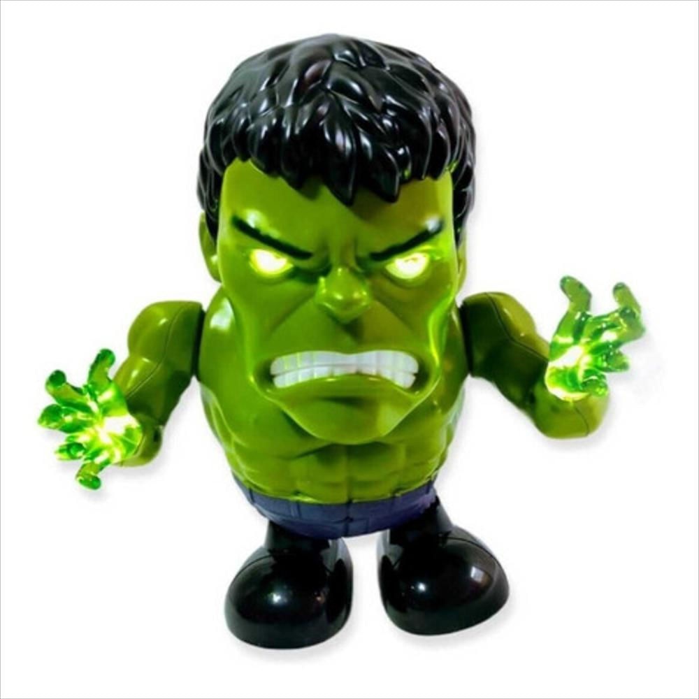 Muneco Bailarin Hulk Super Heroes Juguete Alumbra Mu Exito