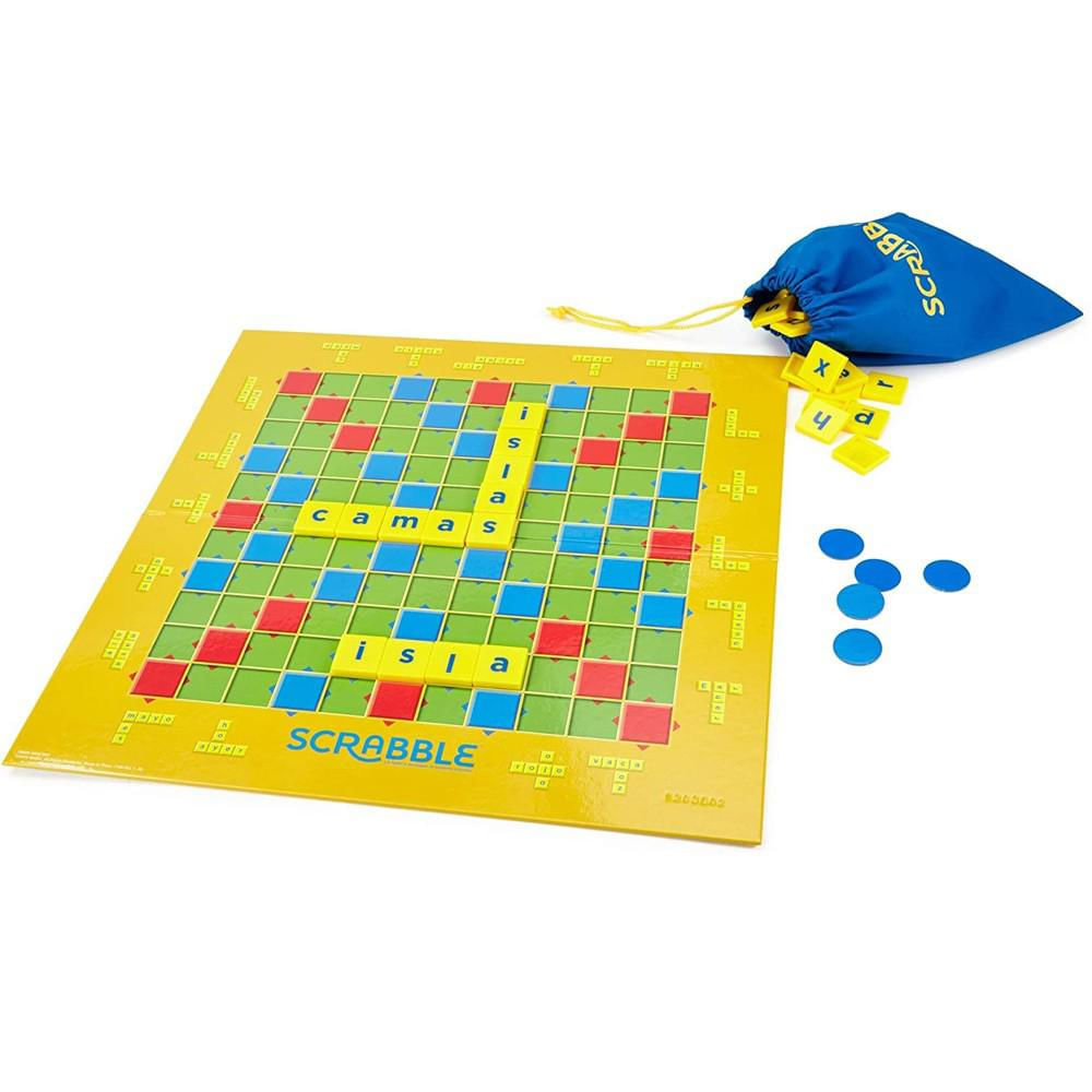 Juego Scrabble Junior Mattel Tablero Dos Niveles img #2