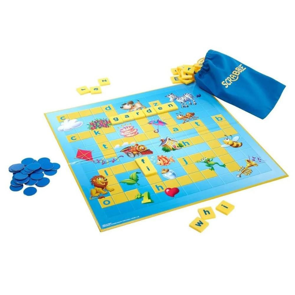 Juego Scrabble Junior Mattel Tablero Dos Niveles img #3