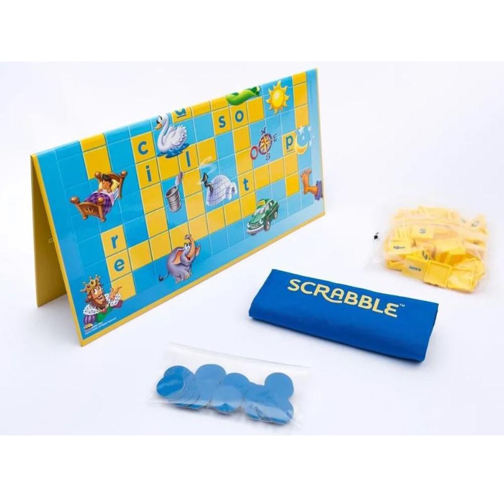 Juego Scrabble Junior Mattel Tablero Dos Niveles img #4