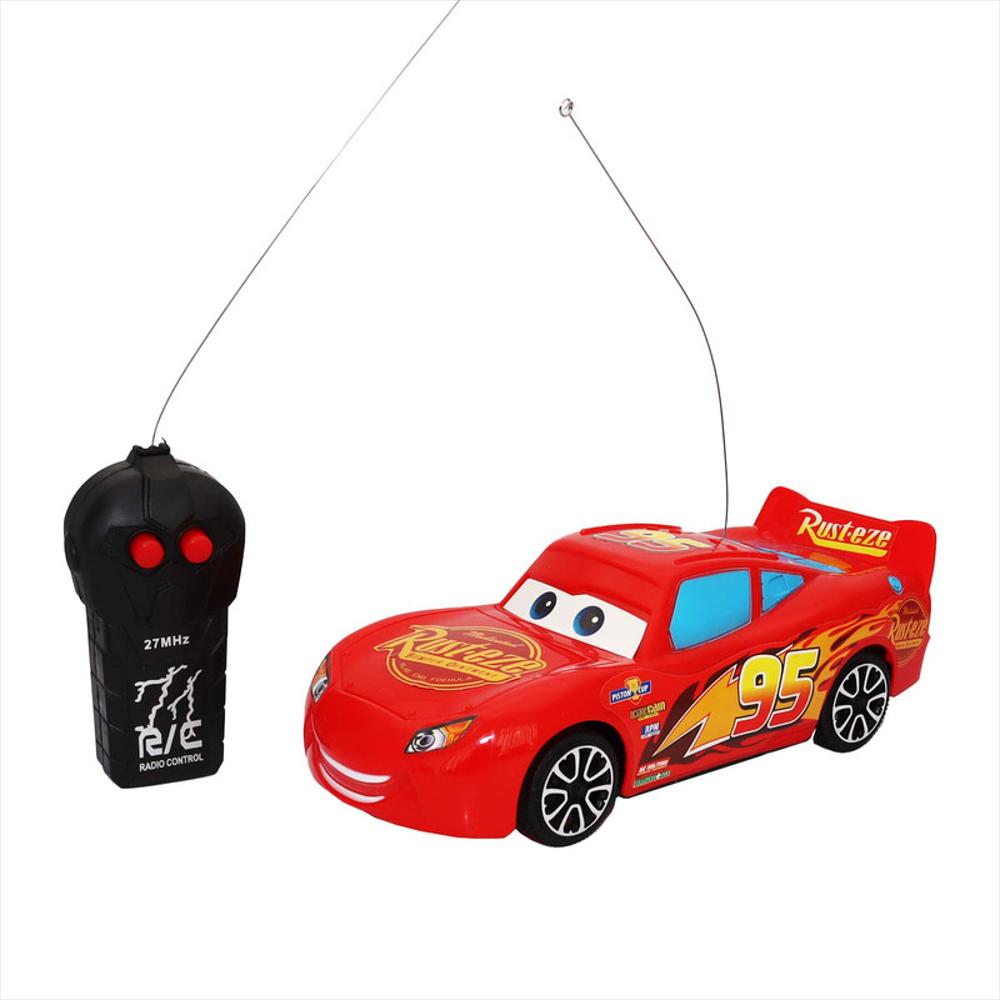 Carro Control Remoto Rayo Mcqueen Cars Juguete Bat Exito