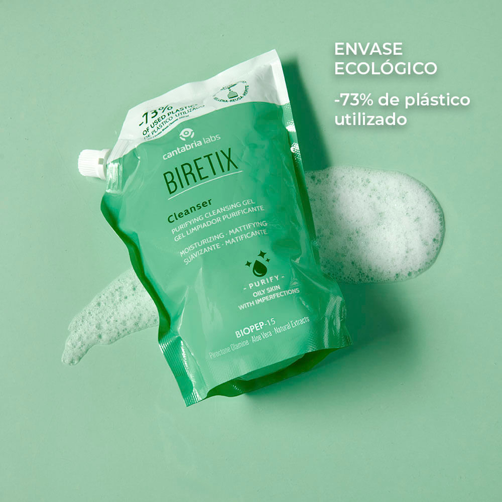 Biretix Cleanser Gel Limpiador Refill - Cantabria Labs img #3