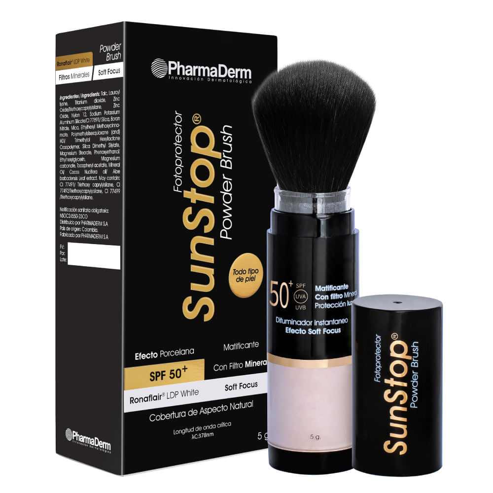 Sunstop Powder Brush SPF50 - Pharmaderm img #1