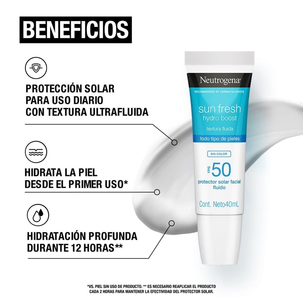 Sun Fresh Hydro Boost FPS 50 -Neutrogena img #3