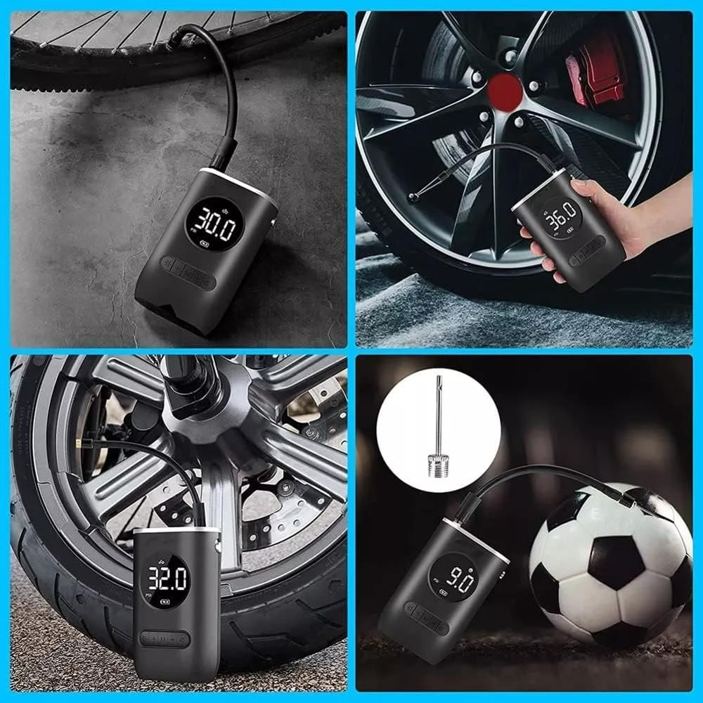 Inflador De Llantas Portatil Compresor Carro Moto Ba | Éxito