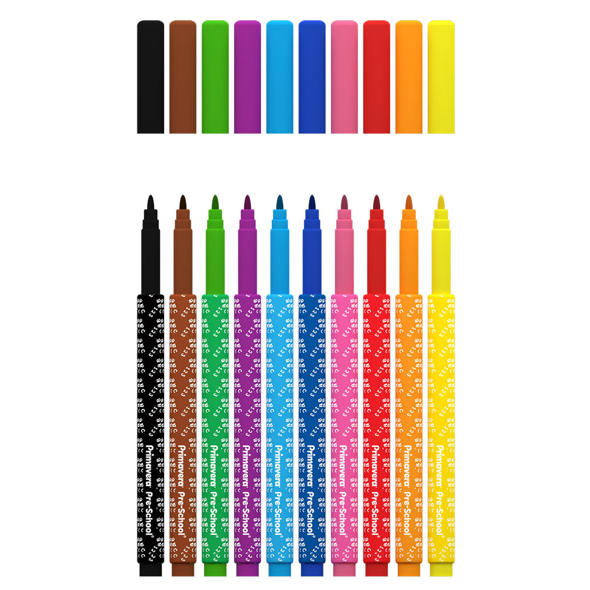Plumones Pre-School Super Lavables x 10 img #3