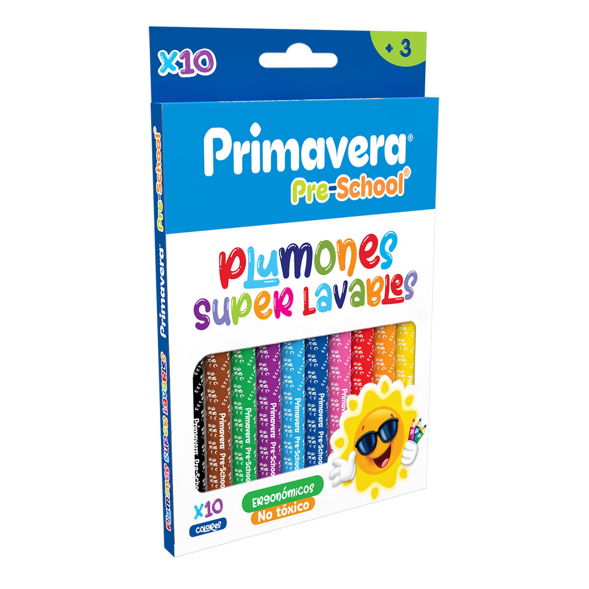 Plumones Pre-School Super Lavables x 10 img #1