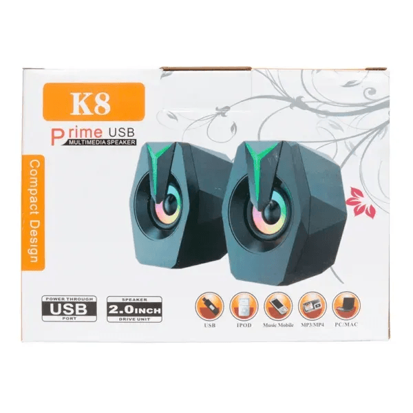 Speakers Usb Rgb Pc K8 img #6
