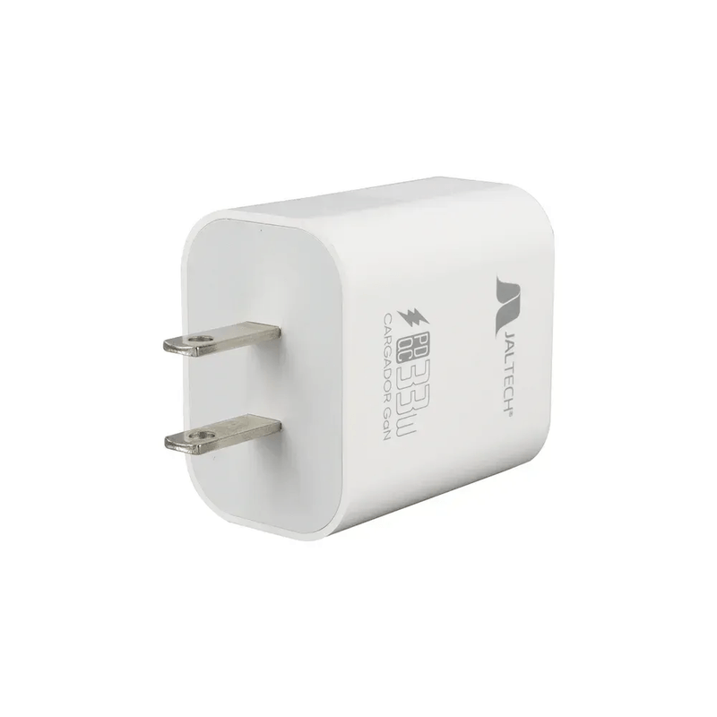 Cargador Jaltech Gan 33w Qc 3.0 Con Cable Ti img #1