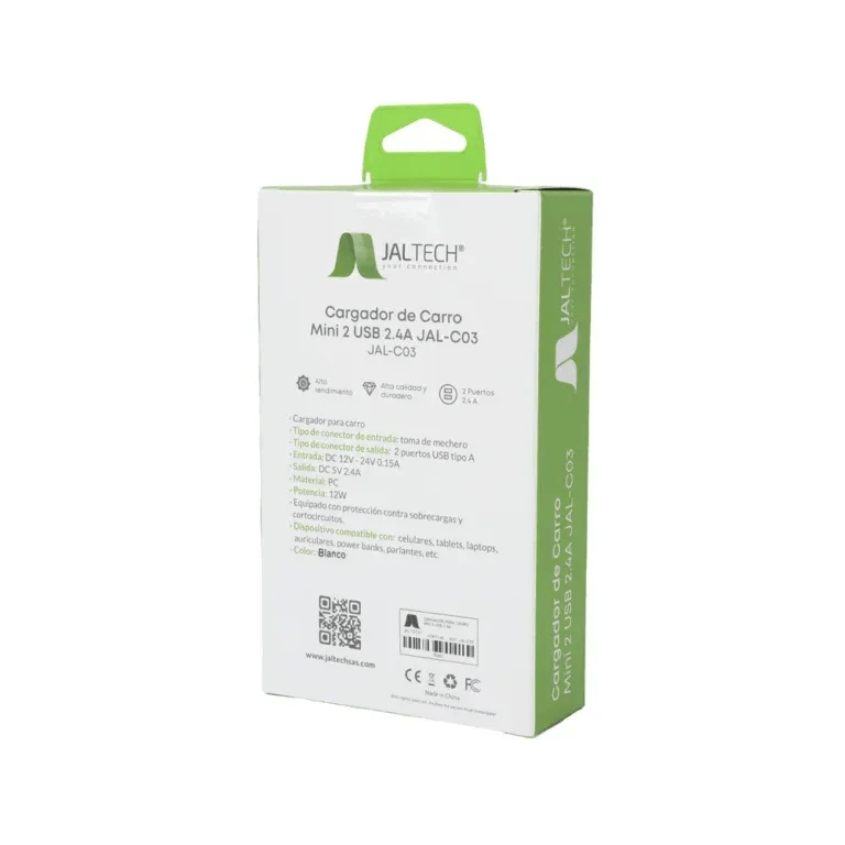 Cargador De Carro Mini 2 Usb 2.4a Jal C img #5