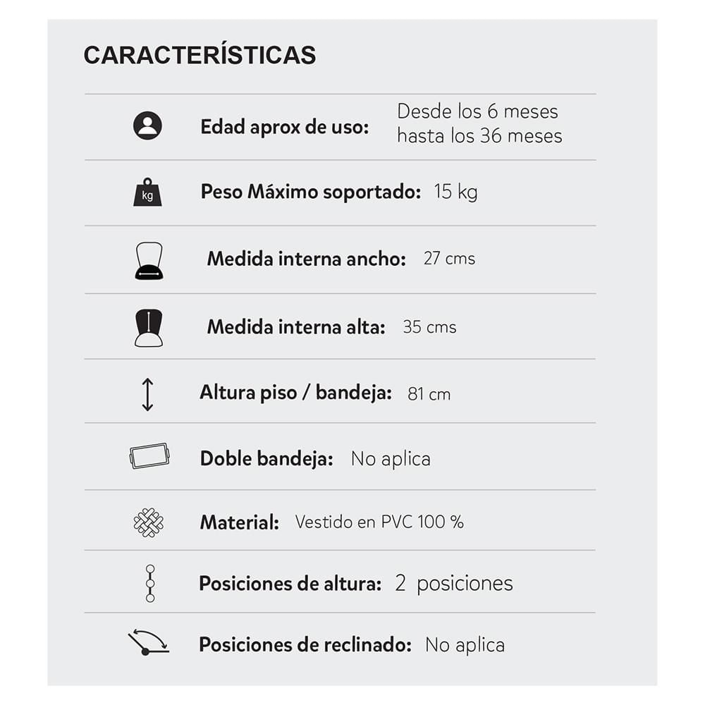 Comedor Mila 6 En 1 PRIORI MILA BEIGE img #7