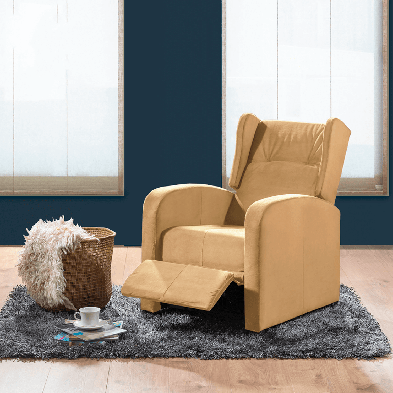 Silla Reclinable Hc Apolo Beige-1745584059563