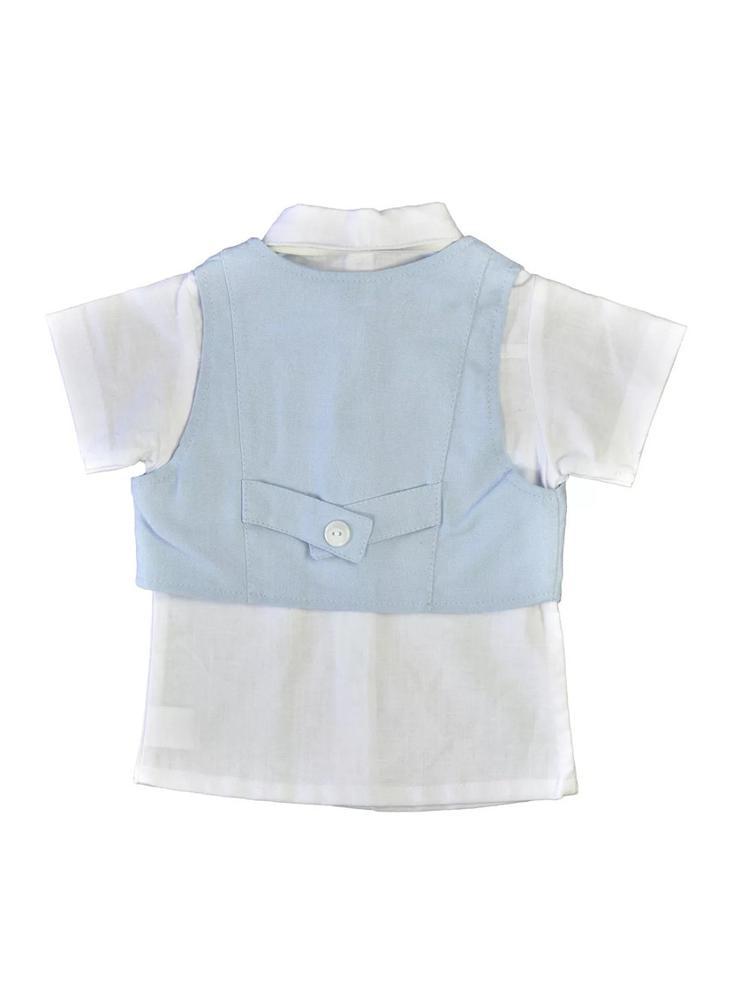 Conjunto Chaleco Corbatín Bautizo Para Bebe Niño Elegante-1745868633790