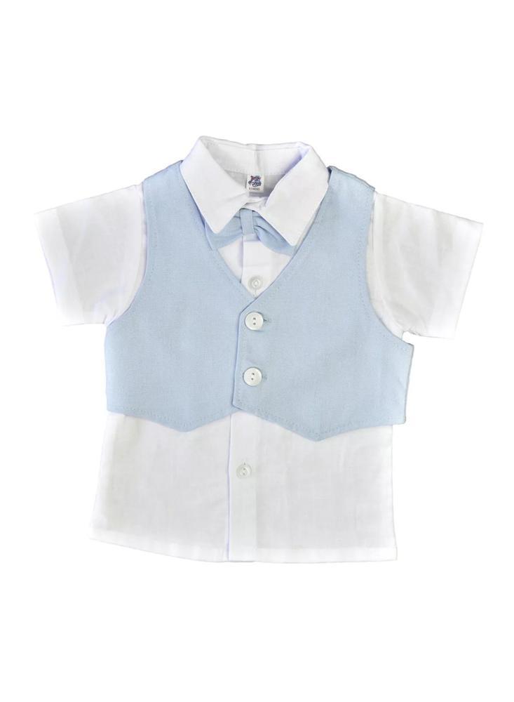 Conjunto Chaleco Corbatín Bautizo Para Bebe Niño Elegante-1745868637232