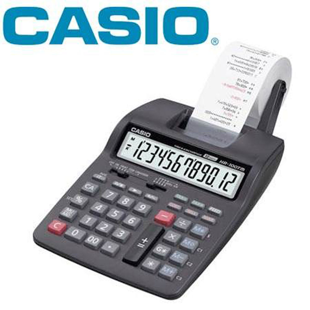 Calculadora Casio Hr150tm 12 Digi Escritorio Mini Impresora Éxito