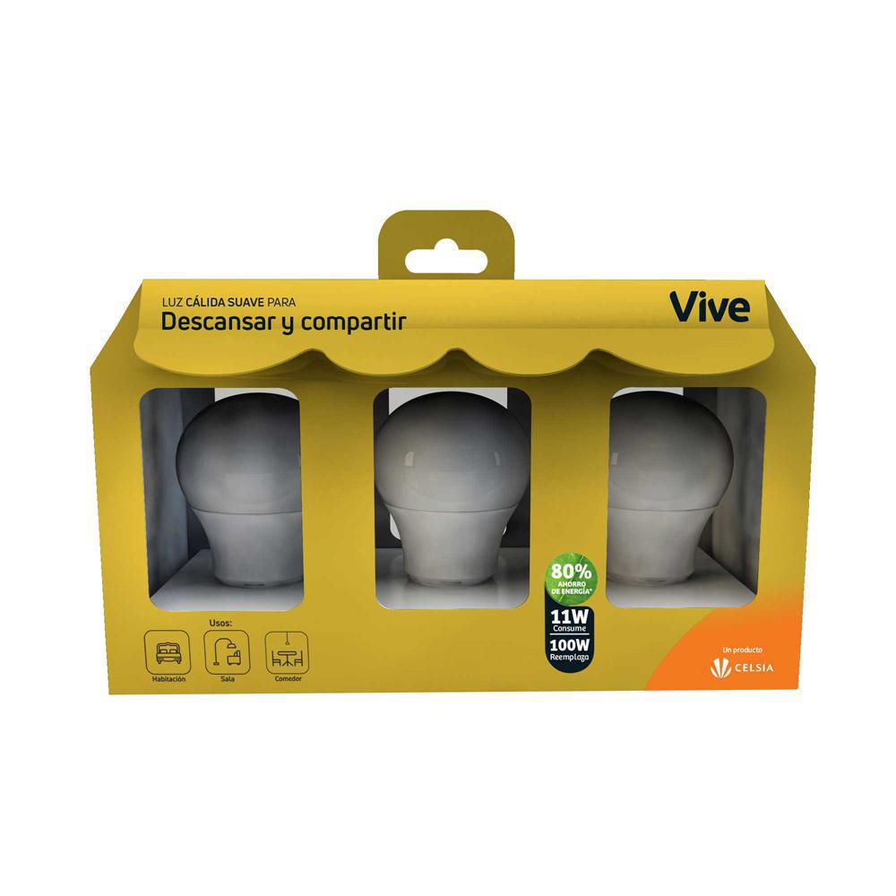 KIT BOMBILLA LED 11W CALIDA VIVE ICASAVIVEL img #1