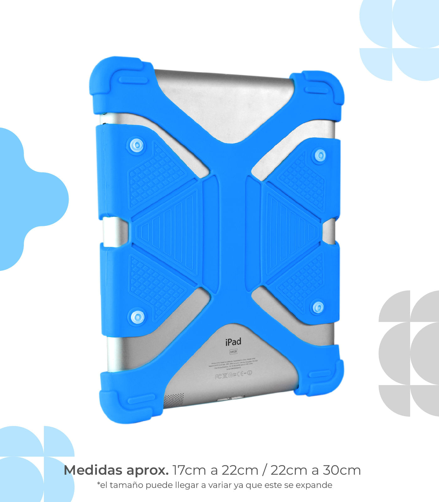 Case Universal de 9 a 12 pulgadas Azul img #2