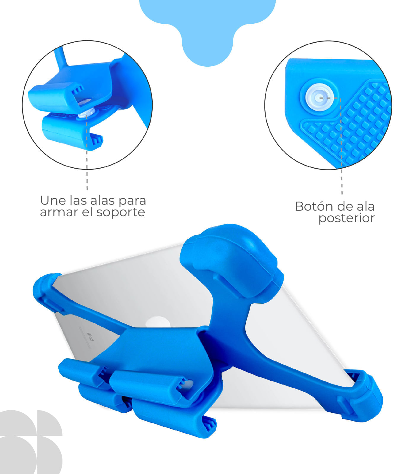 Case Universal de 9 a 12 pulgadas Azul img #3