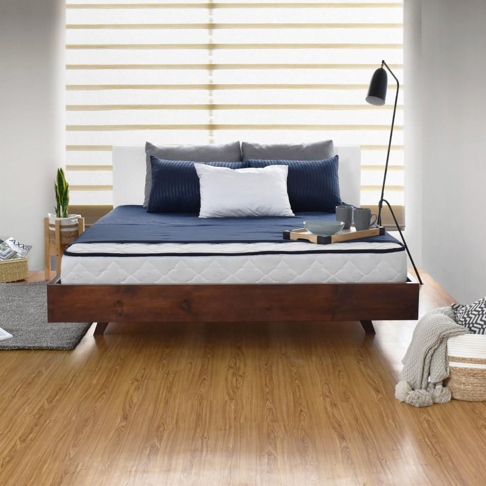 Cama Lanus Queen Blanco Caramelo img #5