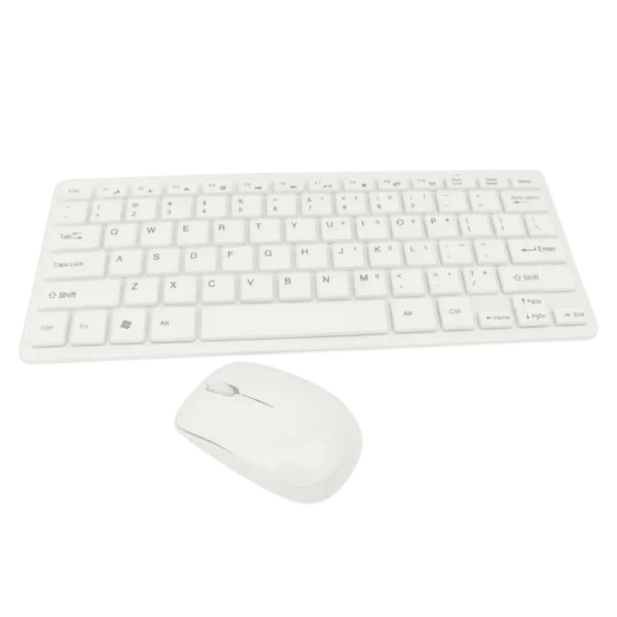 Combo Inalambrico Teclado Mouse Slim Blanco K03 img #1