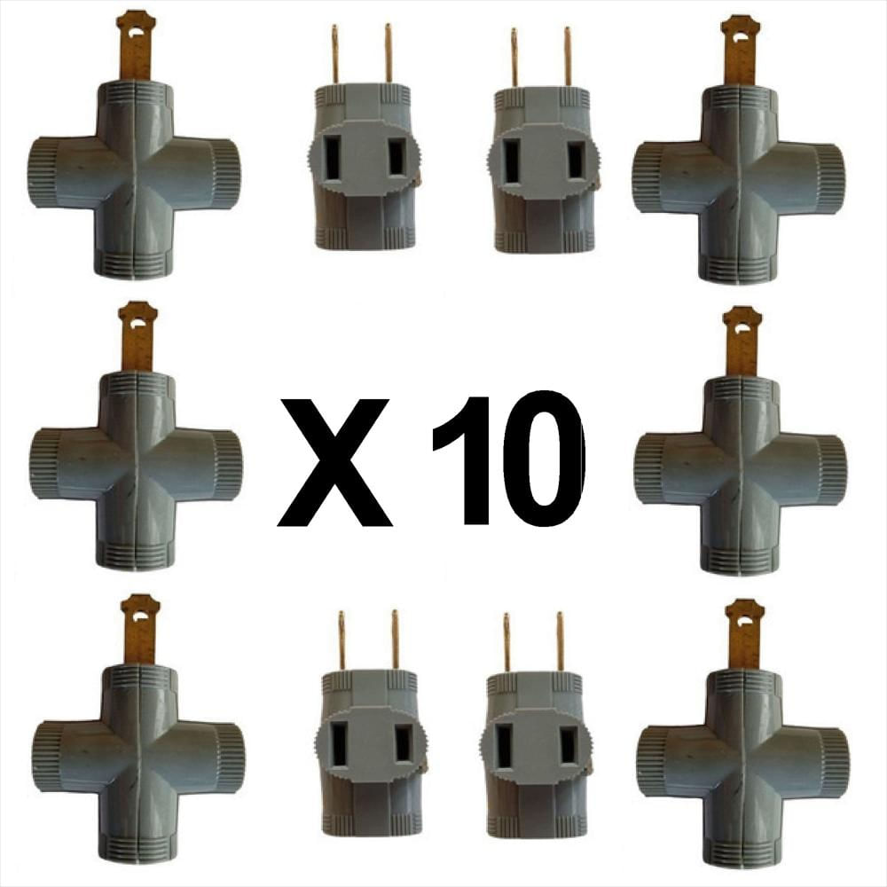 10 Multitoma T Gris 3 Puertos img #1