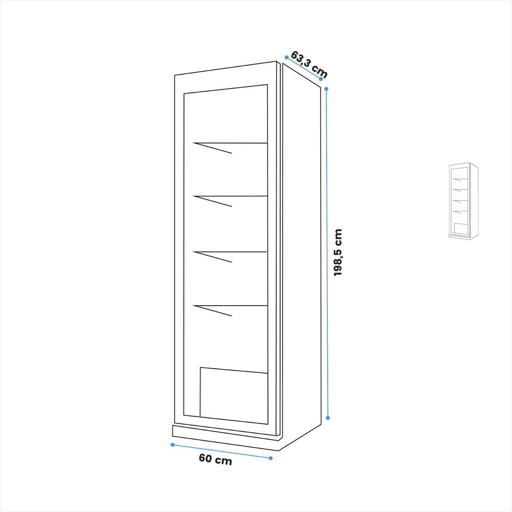 Vitrinas Verticales Exhibidoras E★Star 510 Vv Una (1) Puerta-1750418749301