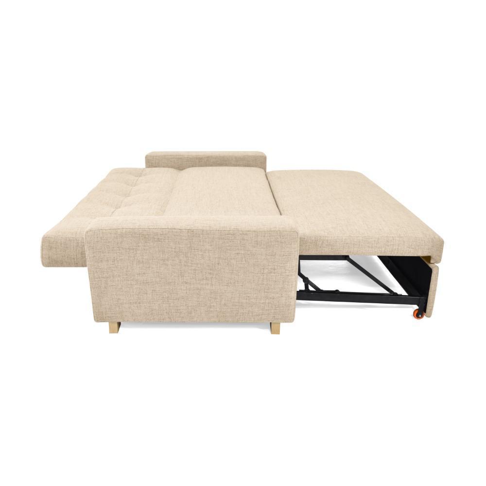 Sofacama Hamburgo Tela Poliéster Beige-1751048933227