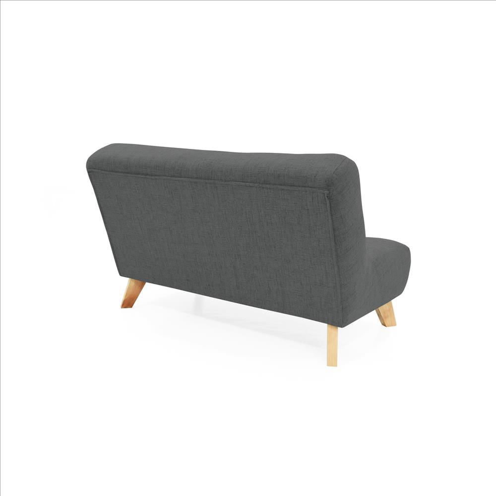 Sofá 2 Puestos Navara Tela Gris-1751049376353