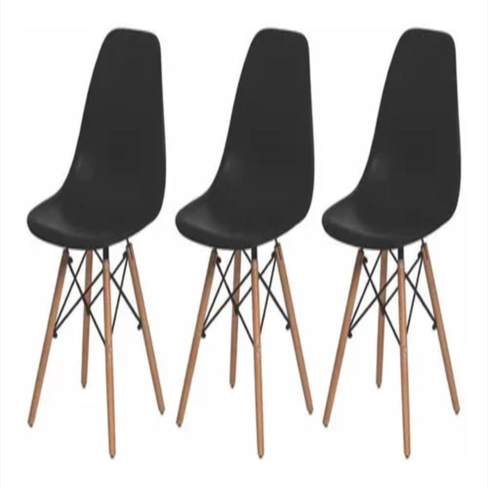 Set De 3 Sillas De Comedor Charles Eiffel Eames img #1
