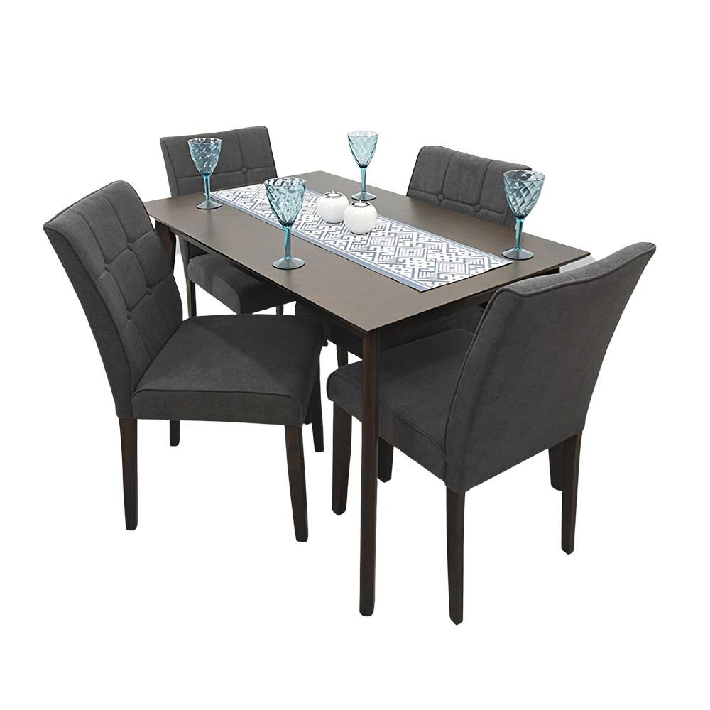 Comedor Enna Gris/Cafe  INVAL 28048 img #1