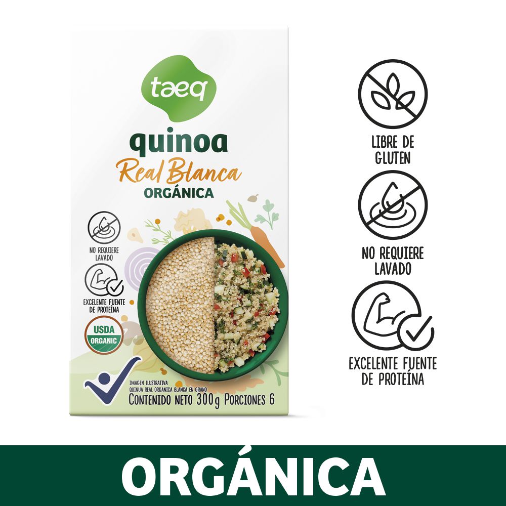 Quinoa TAEQ real orgánica blanca (300  gr) img #1