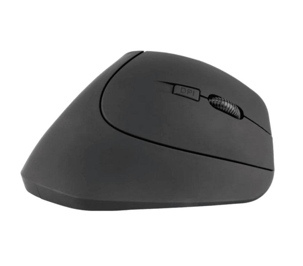 Mouse Vertical Inalambrico Recargable Black Lh069 img #2