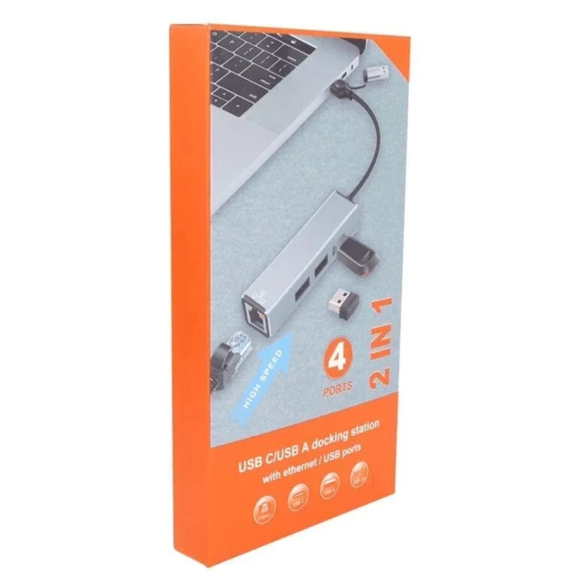 Hub Usb Tipo C Dual Rj45 Base 1000 LH033 img #4