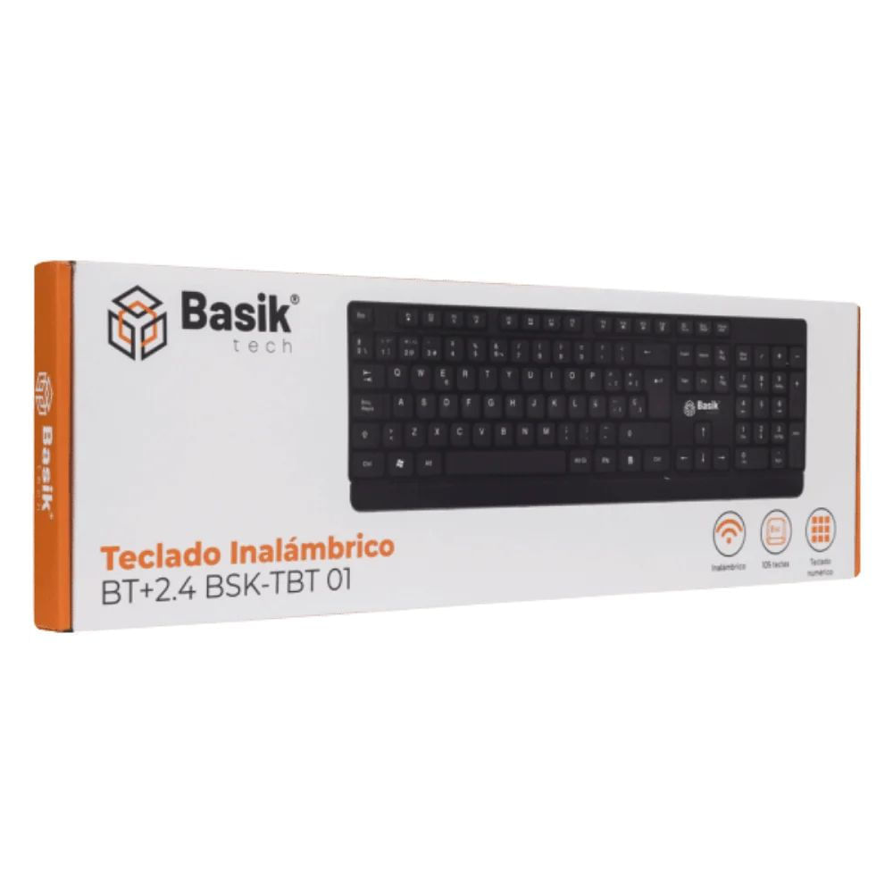 Teclado Inalambrico Bt+2.4 Bsk Tbt01 80445 img #5