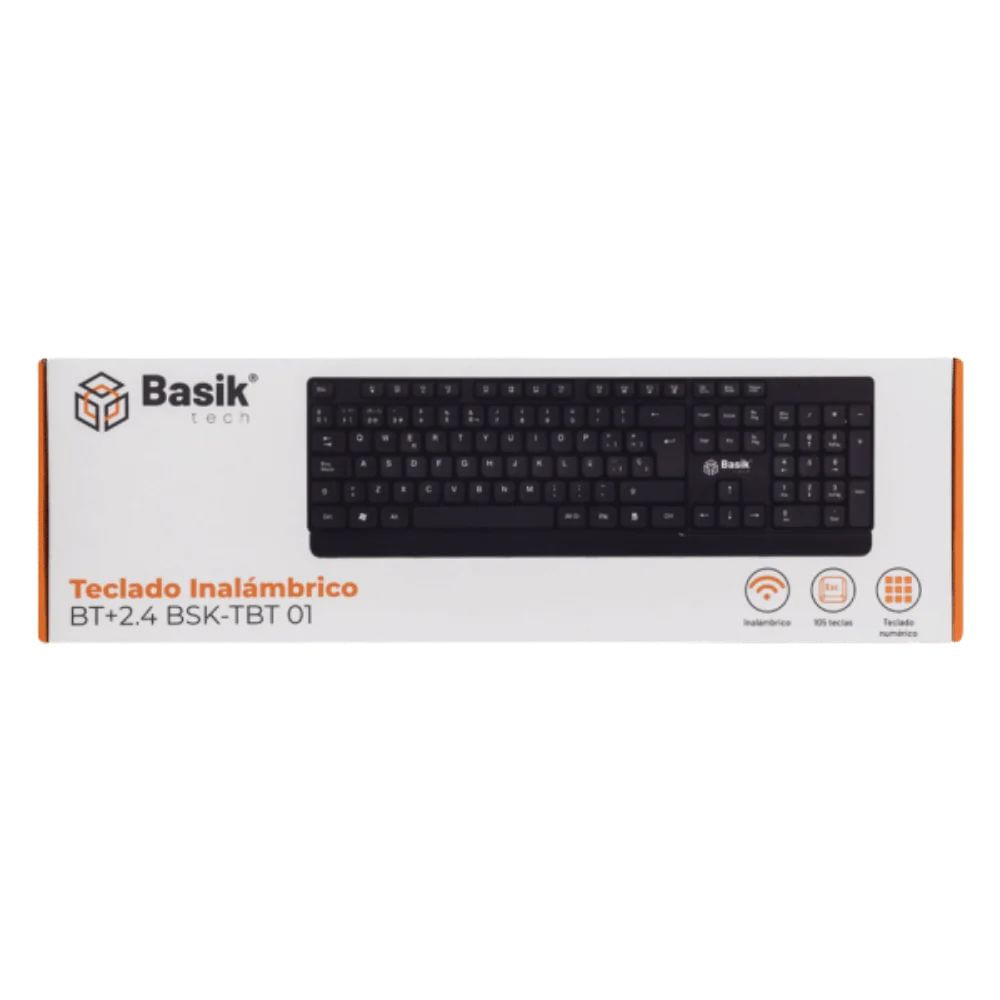 Teclado Inalambrico Bt+2.4 Bsk Tbt01 80445 img #4