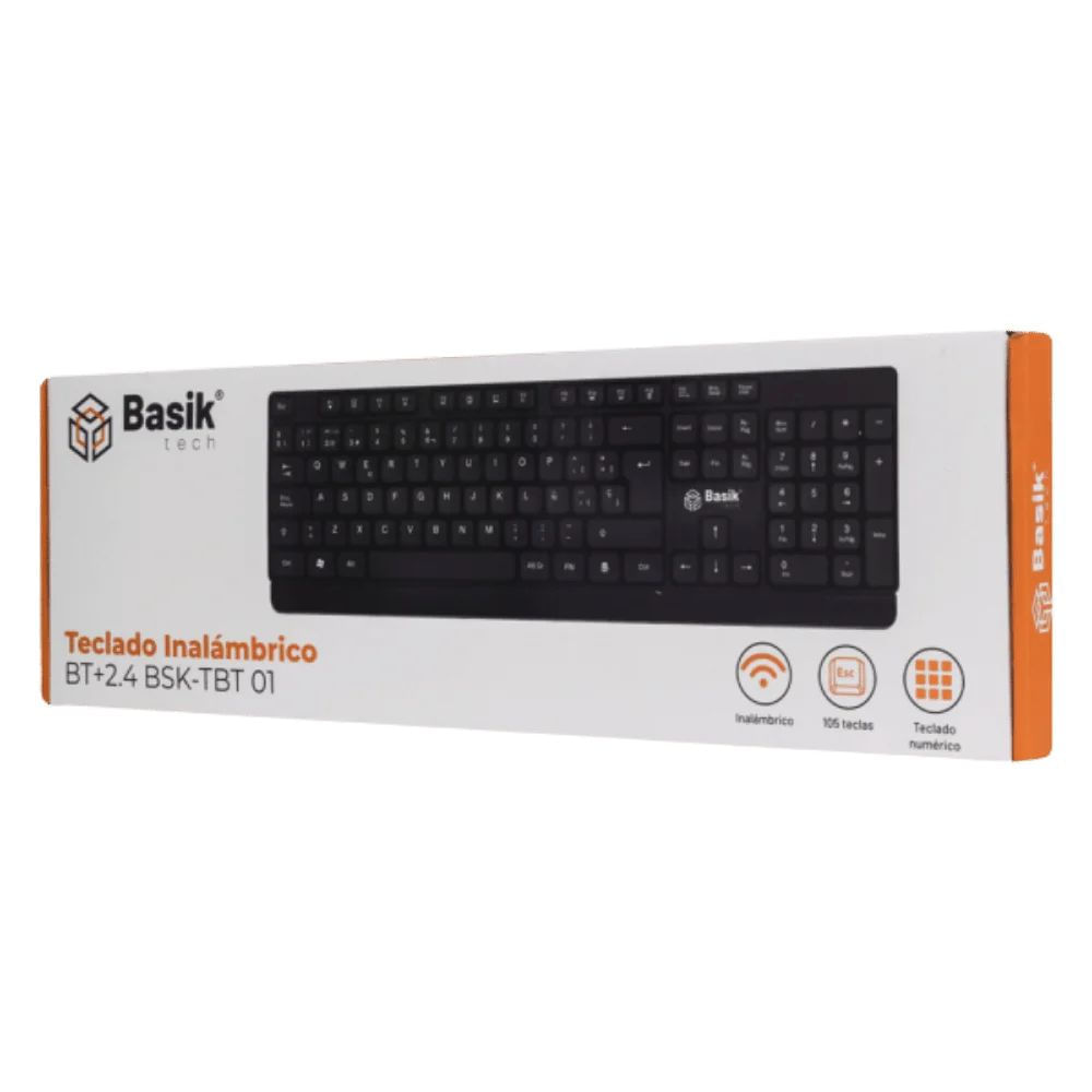 Teclado Inalambrico Bt+2.4 Bsk Tbt01 80445 img #3