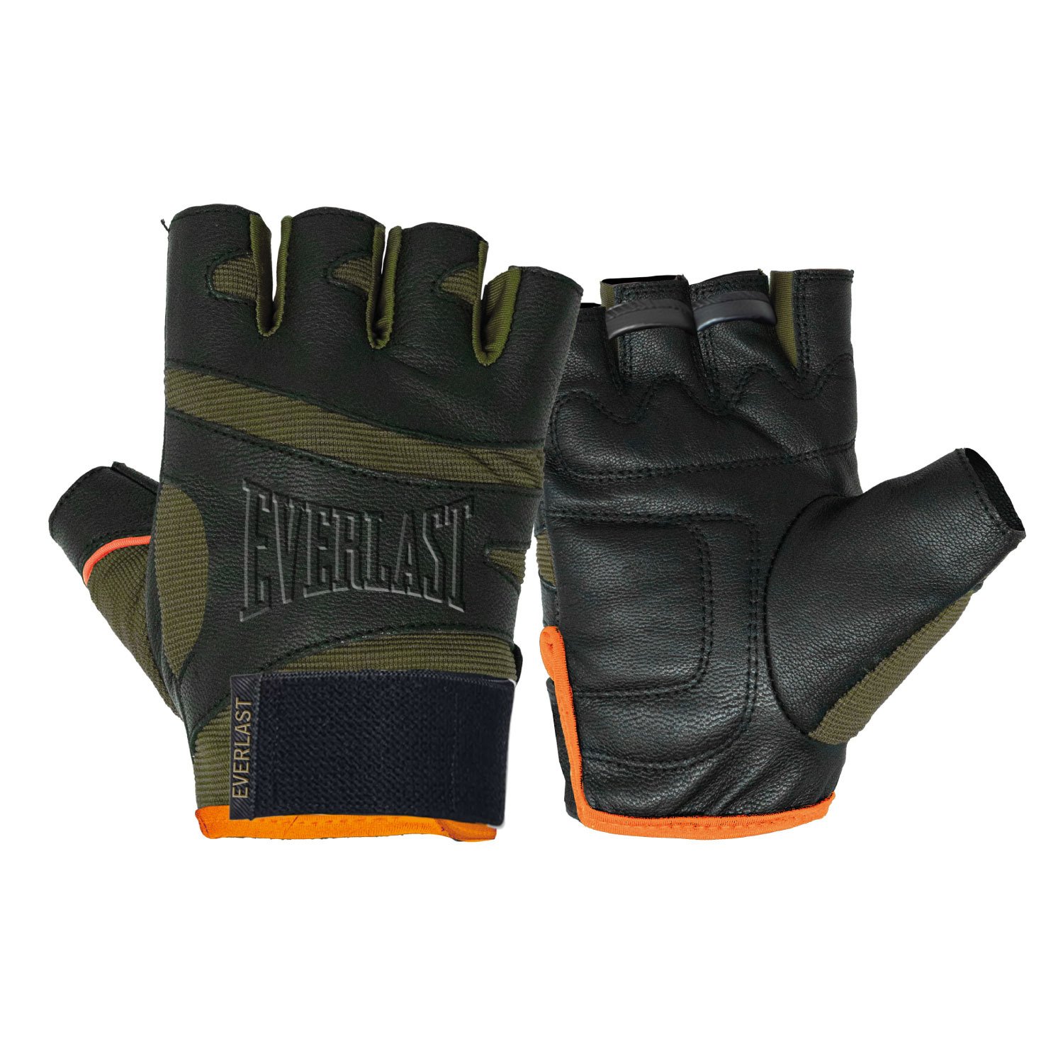 Guantes De Pesas Mask Everlast Negro Naranja img #1